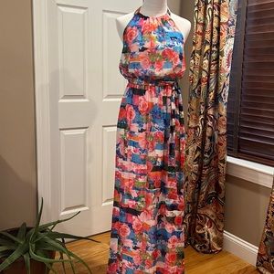 Jessica Simpson Halter Maxi Dress. SZ 2